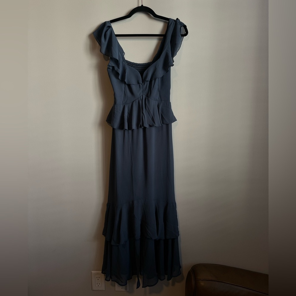 Show Me Your MuMu Blue Maxi Dress - Picture 2 of 12